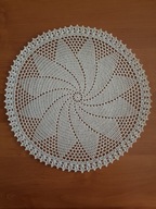 SERWETA SERWETKA SZYDEŁKOWA Z KORDONKA /RĘKODZIEŁO ROBÓTKI RĘCZNE SZYDEŁKO