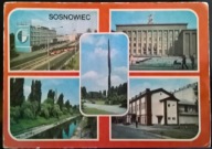 Widokowka Sosnowiec z obiegu bez znaczka 1981