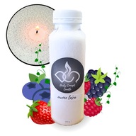 Świeca PERŁOWA zapachowa Owoce Leśne 200g oraz 10 knotów po 10 cm