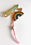 Broszka Agrafka Tolerancja Tęczowa Armia LGBT