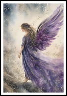 A2 PLAKAT OBRAZ ANIOŁ, PLAKAT Z ANIOŁEM, ANIELSKIE SKRZYDŁA, ANIELICA NR 49