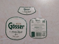 etykieta piwna - Gosser Natur Hell 4 - Austria