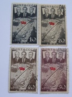 ZSRR - Lot nonstop nad Arktyką do Oregon ( USA ) - Mi. 588-94 kasowane