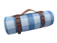 KOC PIKNIKOWY MATA PLAŻOWA Z IZOLACJĄ WODOODPORNY 150X200CM STYLOWY UCHWYT