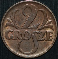 2 grosze 1937 - menniczy egzemplarz