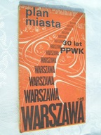 PLAN MIASTA - WARSZAWA - 1981r