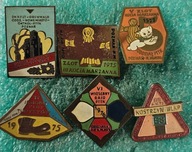 6XODZNAKA - TURYSTYKA Z WIELKOPOLSKI - KOMPLET 6 SZTUK