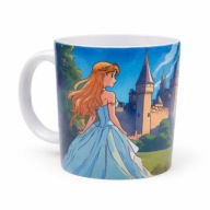 Kubek Anime Fantasy Księżniczka Magiczny Zamek 330 ml