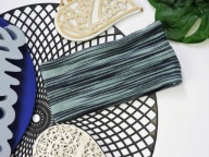 Dzianinowa opaska paseczki r 152/158