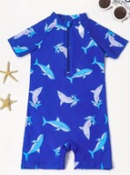 Strój kostium kąpielowy kombinezon niemowlęcy do pływania dla chłopca 80