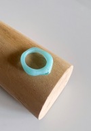 Pierścionek boho z poliżywicy