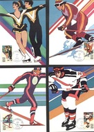 **84 USA 1671-74 - IGRZYSKA OLIMPIJSKIE 1984 - KARTY MAX FDC