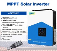 Inwerter hybrydowy solarny off-grid EASUN 6.2KW-48V WYSYLKA Z POLSKI WIFI