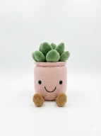 UROCZA MASKOTKA SUKULENT PLUSZOWY KWIATEK W DONICZCE PRZYTULANKA DLA DZIECI