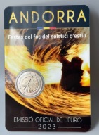 2 euro Andora 2023 Festiwal Przesilenia Letniego MENNICZA!!!