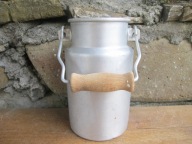 Stara Sygnowana Aluminiowa Kanka _1 L /OZDOBA_PRL