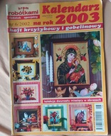 Kram z robótkami haft krzyżykowy i gobelinowy 6/2002 kalendarz 2003