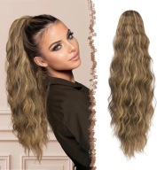 Doczepiany kucyk włosy syntetyczne długi clip in kitka objętość