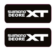 SHIMANO DEORE XT _ 2 NAKLEJKI _ 2x4,7cm