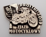 Znaczek, odznaka, blacha zlotowa, motocyklowa No.2350