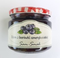 Dżem z borówek amerykańskich 330 gram, domowy