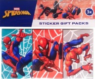 PREZENTY UPOMINKI DLA DZIECI URODZINY Naklejki MARVEL SPIDERMAN x3 Pudełka
