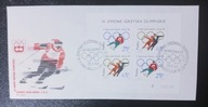 KOPERTA FDC 1964 OLIMPIADA W INNSBRUCKU BLOK NR.41 STAN DOBRY