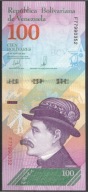 Wenezuela - P-106 - 100 Bolivares - 2018 - seria F