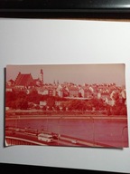 WARSZAWA 1974- STARE MIASTO MOST - TRAMWAJ -AUTOBUS FOTBARWNA E. PASZKOWSKA