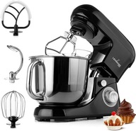 Robot Kuchenny Planetarny Lehmann 2200W Misa 5L Mikser 6 Biegów Stal Czarny