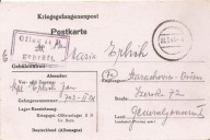 OFLAG II D -GROSS-BORN -obieg 1944 do STARACHOWICE-ORŁOWO-GG -karta