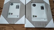 Ramka na zdjęcia komplet gruba listwa 10x15 13x18 2 szt szara uniwersalna