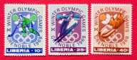 LIBERIA 1968 Olimpiada Zimowa czyste**