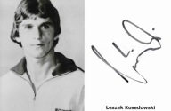 Autograf Leszek Kosedowski, boks, brąz IO 1976