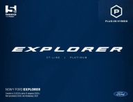 Ford Explorer prospekt 08 2020 cennik model 2021 polski