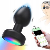 LED ŚWIECĄCY KOREK ANALNY sterowany APP