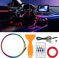 Taśma oświetleniowa LED do wnętrza samochodu Byffoer USB 110 cm
