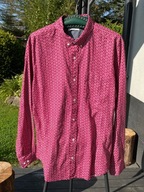 4 Koszula Next łagodne bordo artystyczne gwiazdy rozmiar XL