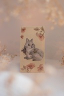 Zakładka magnetyczna – nadruk akwarelowy „Leśni przyjaciele – Wilk”