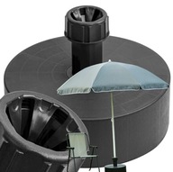 PODSTAWA PARASOLA OGRODOWEGO STOJAK OGRODOWY NAPEŁNIANY WYTRZYMAŁY