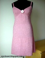 Sukienka różowa na ramiączkach r 38 landrynka