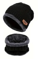 Komplet czapka zimowa z kominem
