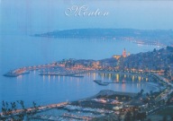 FRANCJA - MENTON - Z LOTU PTAKA - LAZUROWE WYBRZEŻE