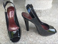 JESSICA SIMPSON nr 40,5 lakierowane czółenka skóra