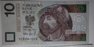 Dwa banknoty 10zł 1994 seria YE dwa kolejne numery