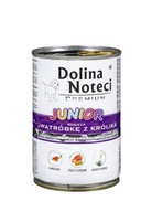 DOLINA NOTECI PREMIUM JUNIOR BOGATA W WĄTRÓBKĘ Z KRÓLIKA 400g