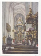 WROCŁAW BRESLAU KOŚCIÓŁ ŚW. DOROTY WNĘTRZE AMBONA