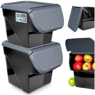 2x Pojemnik WARZYWA OWOCE cebulę ziemniaki czosnek kuchenny przechowywania