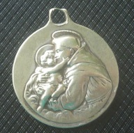 Valentinus P.Święty z Dzieciątkiem Medal