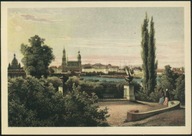 Dresden um 1850 Die Altstadt vom Palaisgarten aus - Hans C Schmiedicke 1950